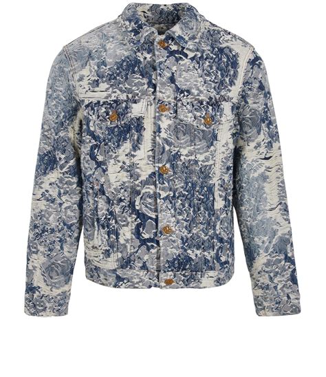 louis vuitton distressed floral denim jacket|Monogram Denim Jacket .